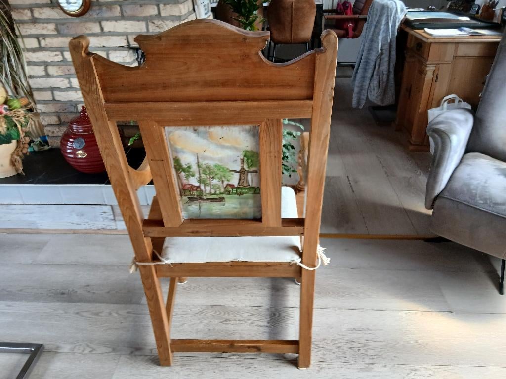 grenen eetkamerstoelen, Huis en Inrichting, Stoelen, Ophalen, Gebruikt, Twee, Overige kleuren