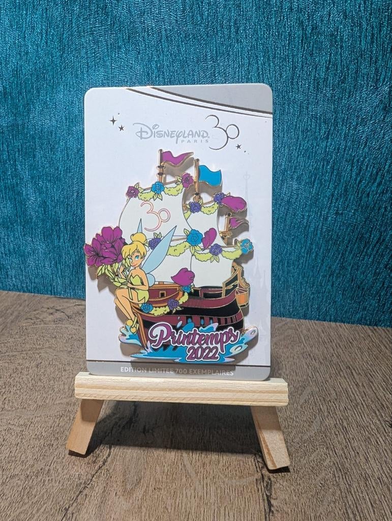 Disney Pin Tinkerbell Lente LE700 Disneyland Parijs, Ophalen of Verzenden