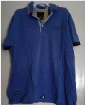 als nieuw polo shirt FELLOWS UNITED jeans blauw XXL, Verzenden, Zo goed als nieuw, Overige maten, Blauw
