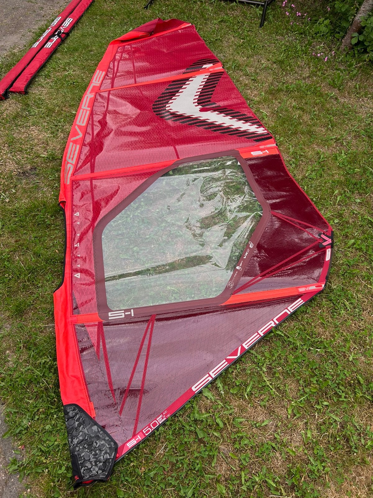 Severne S-1 2024 & Blue Line RDM masten, Ophalen, 3.5 tot 5 m², Zo goed als nieuw, Severne