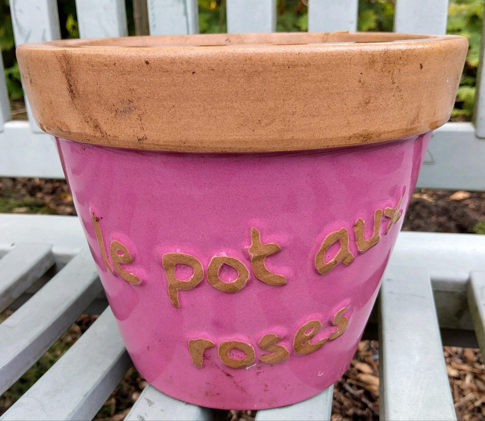Leuke bloempot, ophalen in Zwijndrecht, Tuin en Terras, Bloembakken en Plantenbakken, Ophalen, Rond, Steen, Minder dan 30 cm
