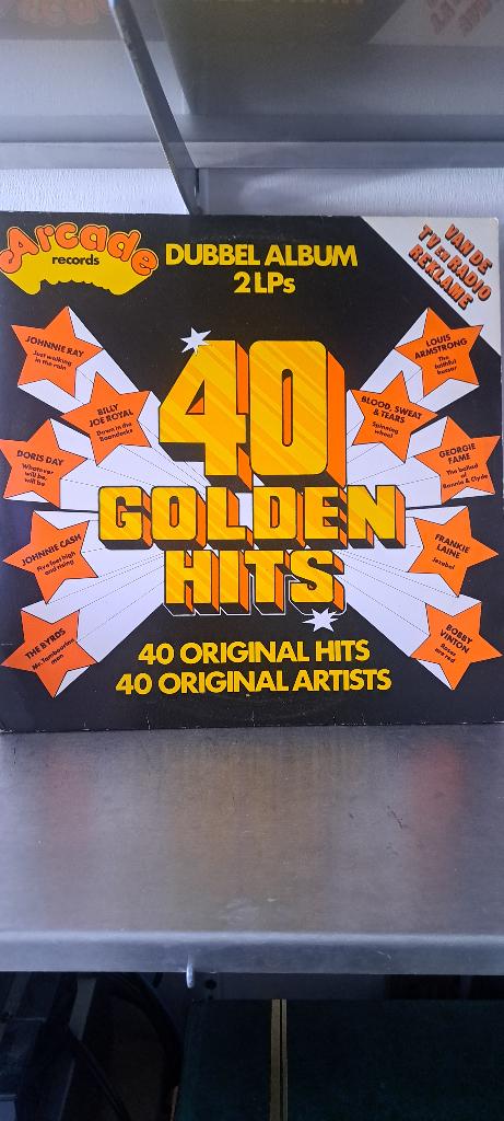 40 Golden Hits 2 lp's (Z254-92), Ophalen of Verzenden, Zo goed als nieuw, 12 inch, Pop