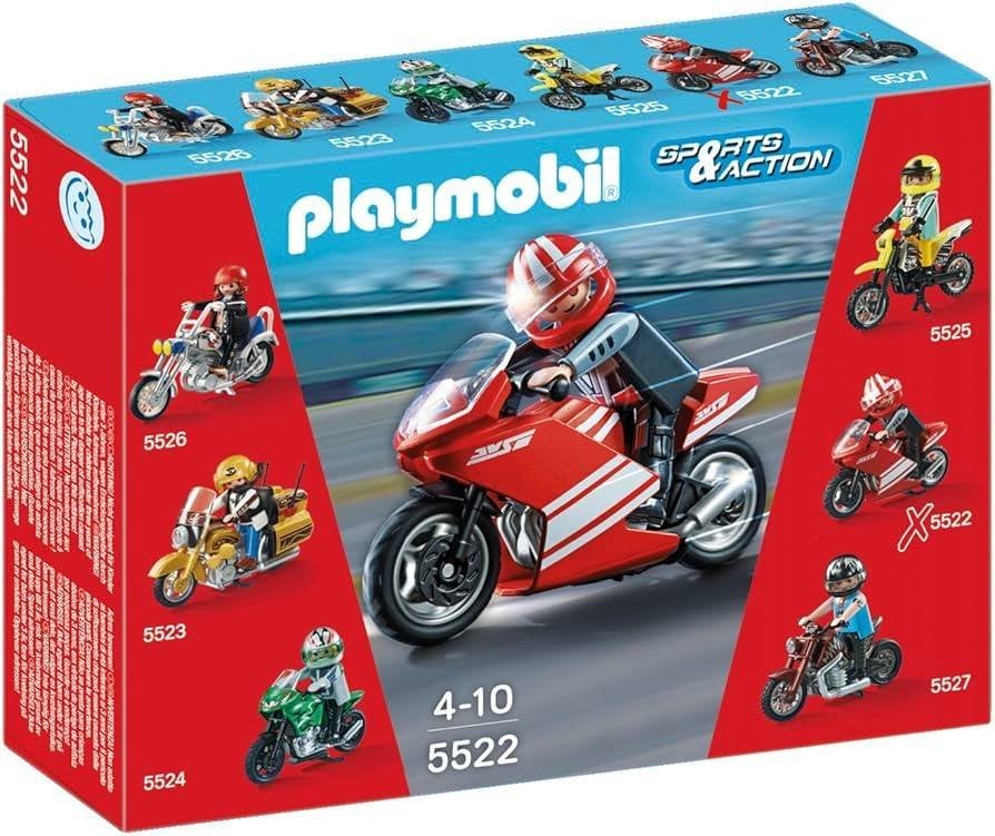 🎁 Playmobil 5522 - Supermotor 🎁, Ophalen of Verzenden, Nieuw, Complete set