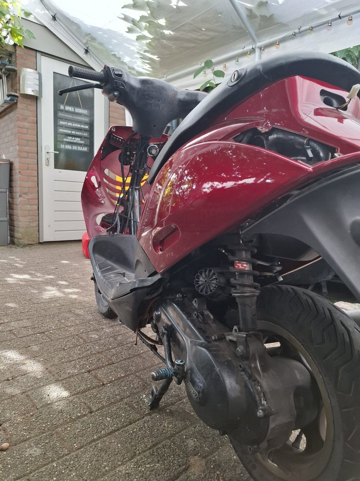 Zip 70cc stage 6 wok, Fietsen en Brommers, Ophalen, Gebruikt, Tweetakt, Zip