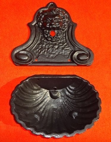 Gietijzeren fontein, muurfontein, staande waterkraan, Ophalen of Verzenden, Nieuw, Gietijzer, Fontein