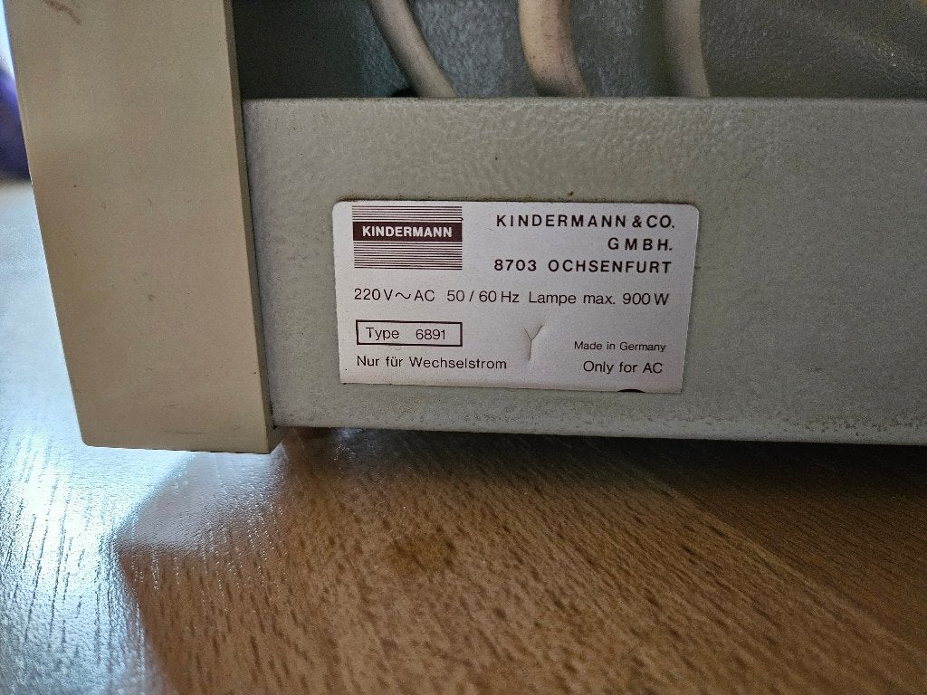 Overheadprojector Kindermann Famulus 800, Audio, Tv en Foto, Diaprojectors, Ophalen, Gebruikt