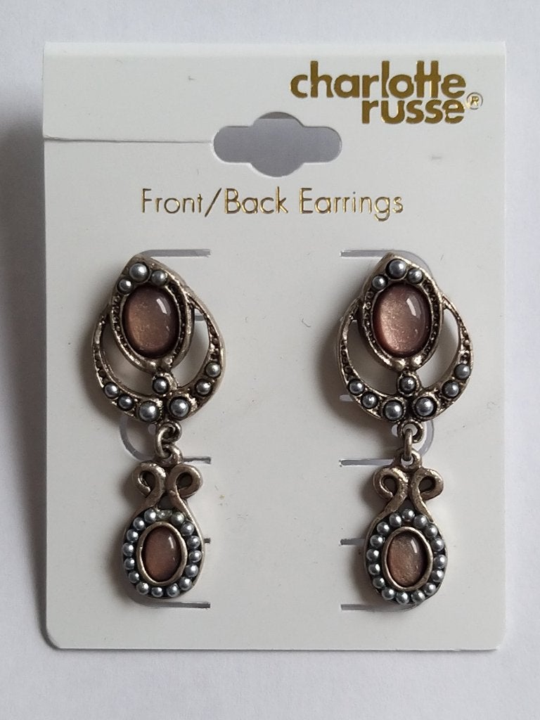Charlotte Russe zilverkleurige steker oorbellen, Overige materialen, Nieuw, Ophalen of Verzenden, Knopjes of Stekers
