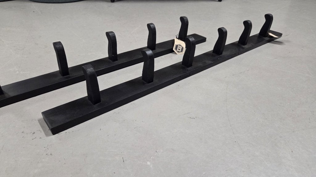 2 x zwarte houten kapstok HOOKS BePureHome, Wandkapstok, Ophalen of Verzenden, Zo goed als nieuw, Minder dan 100 cm