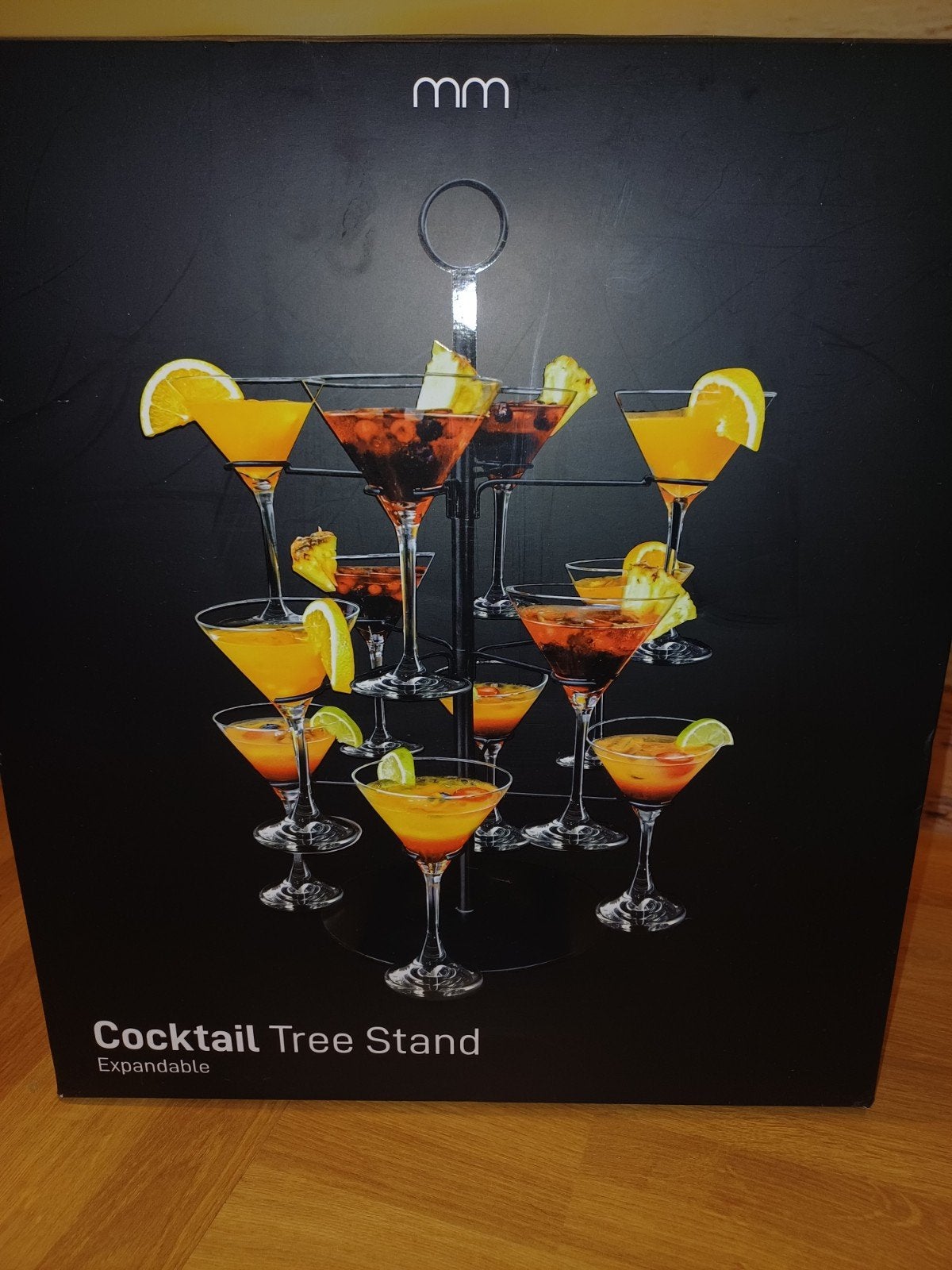 MikaMax Cocktail Tree Stand - Stijlvolle Drankhouder, Ophalen of Verzenden, Nieuw, Zwart, Metaal
