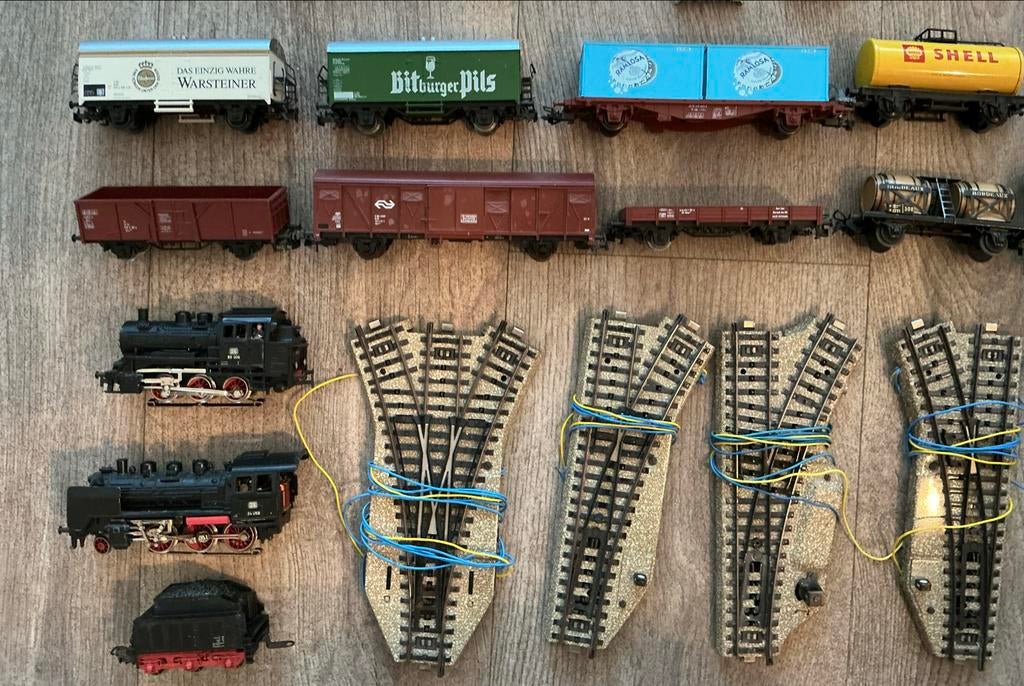 Märklin HO Treinen, Rails, Wissels, Locomotieven, Wagons, Hobby en Vrije tijd, Wisselstroom, Gebruikt, Locomotief, Ophalen of Verzenden