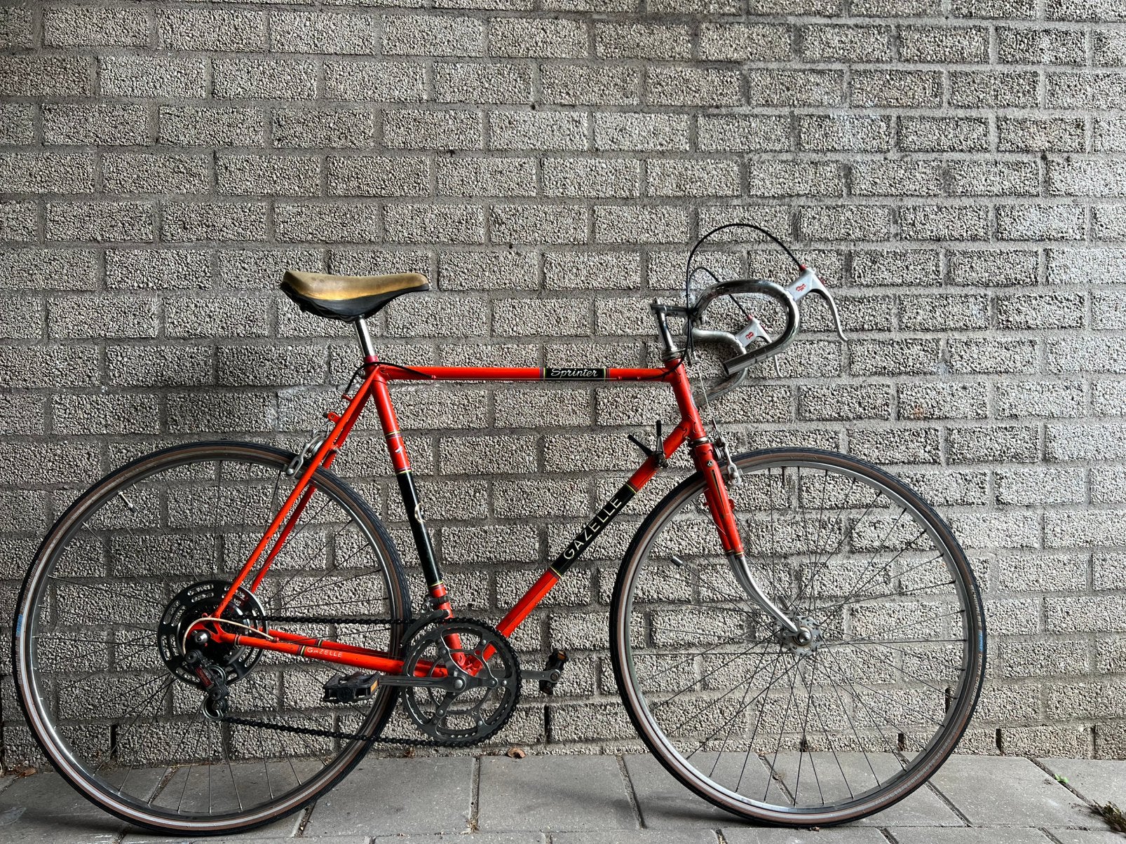 Vintage gazelle sprinter, Fietsen en Brommers, 55 tot 59 cm, Ophalen, Velgrem, Jaren '60 of nieuwer