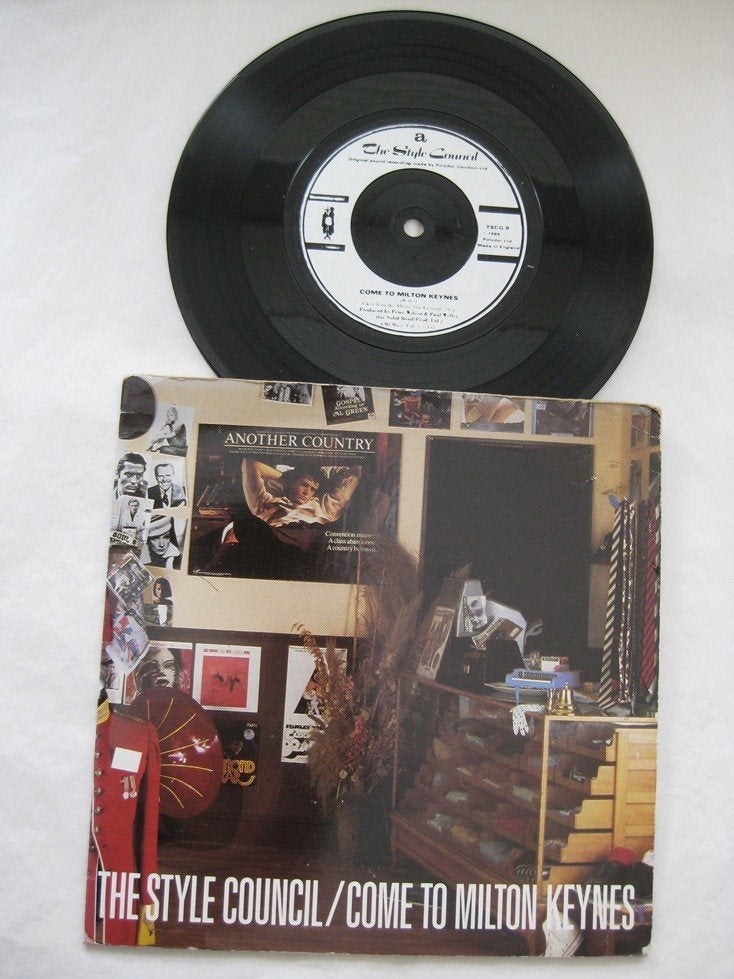 the Style Council, Come To Milton Keynes 1986, 7 inch, Ophalen of Verzenden, Pop, Fotohoes