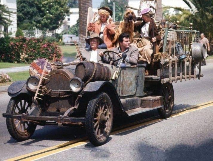 Beverly Hillbillies Toy car van CBS - Ideal 1962, Ophalen of Verzenden