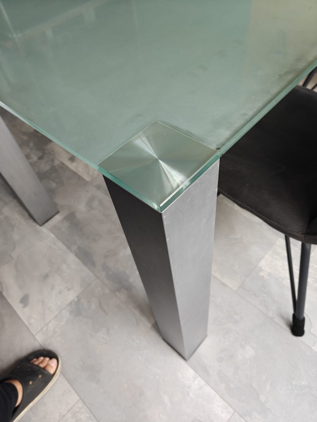 eettafel, Huis en Inrichting, Ophalen, Gebruikt, 50 tot 100 cm, 150 tot 200 cm