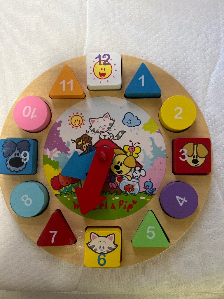 Woezel en pip puzzel klok, Ophalen of Verzenden, 10 tot 50 stukjes, Gebruikt, 4 tot 6 jaar