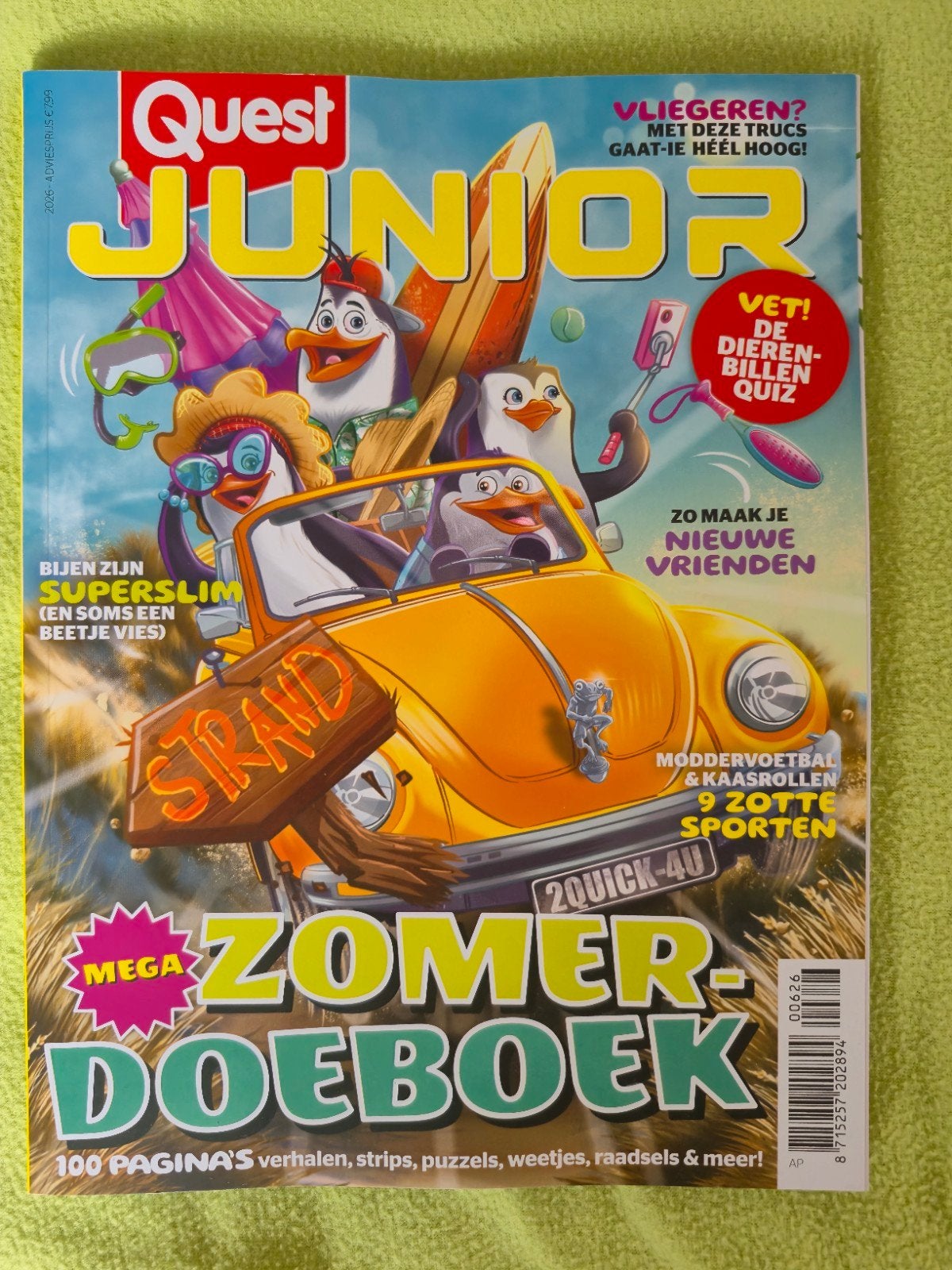 (429)Quest Junior Zomer Doeboek - Nieuwstaat, Verzenden, Nieuw, Overige typen