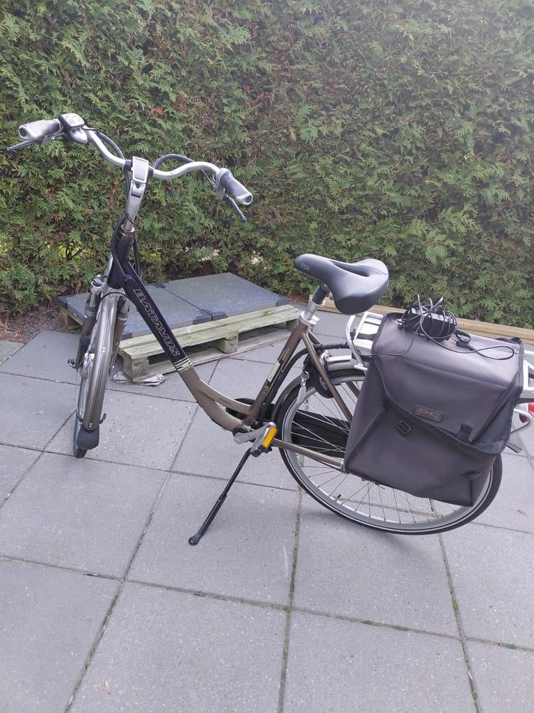 Batavus elektrische fiets met fietstassen, Ophalen of Verzenden, Gebruikt, Batavus