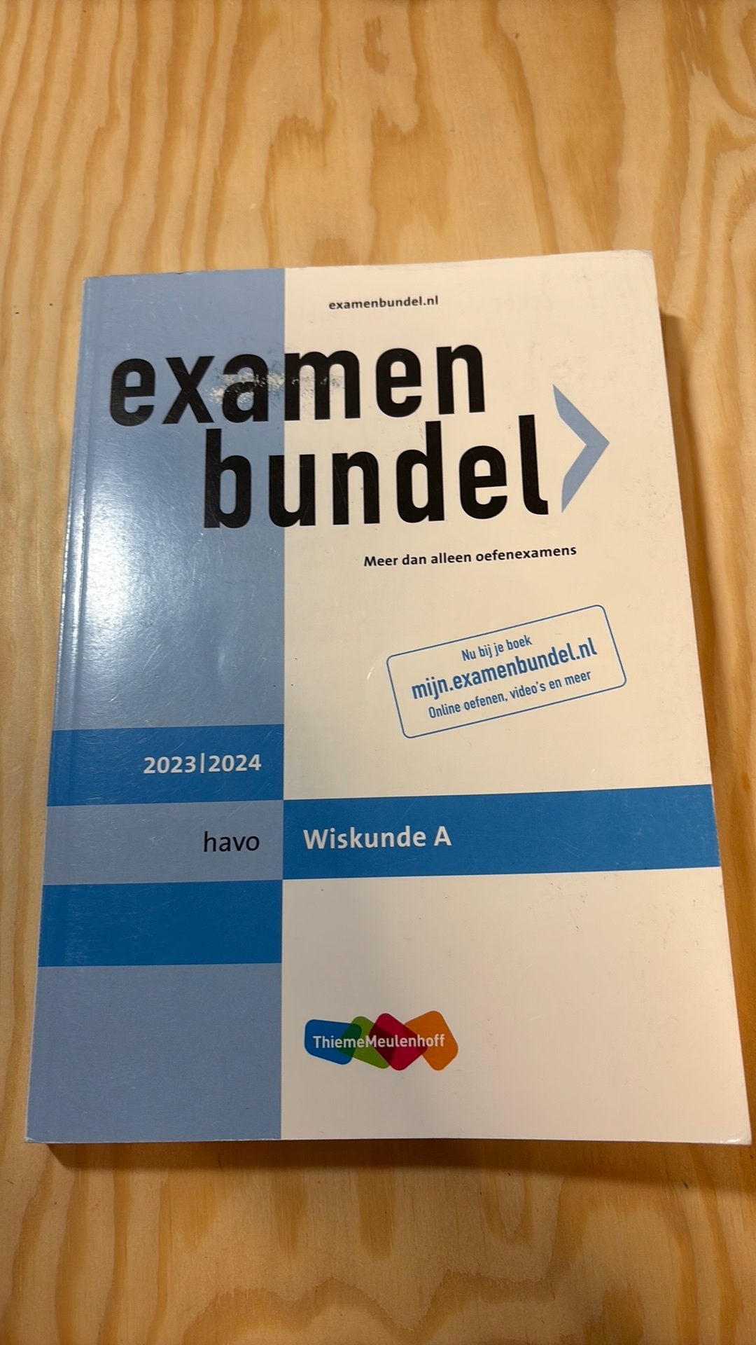 Examenbundel Wiskunde A 2023/2024, Ophalen of Verzenden, Zo goed als nieuw, HAVO