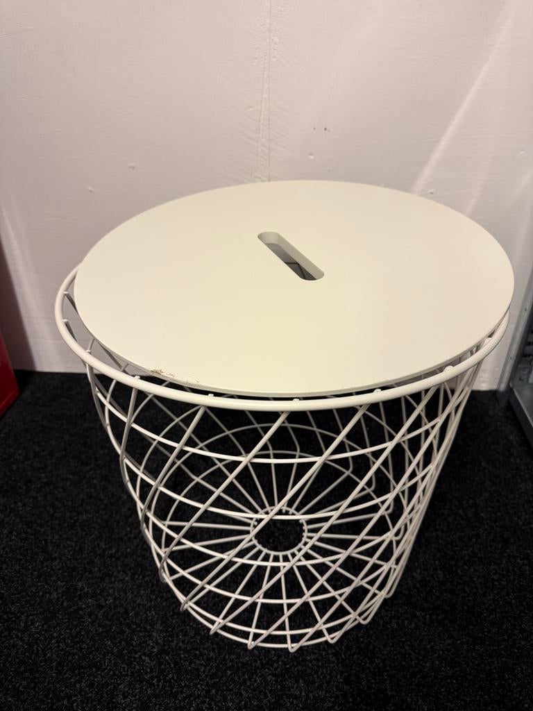 IKEA Kvistbro opbergtafel wit, Huis en Inrichting, Ophalen, Gebruikt