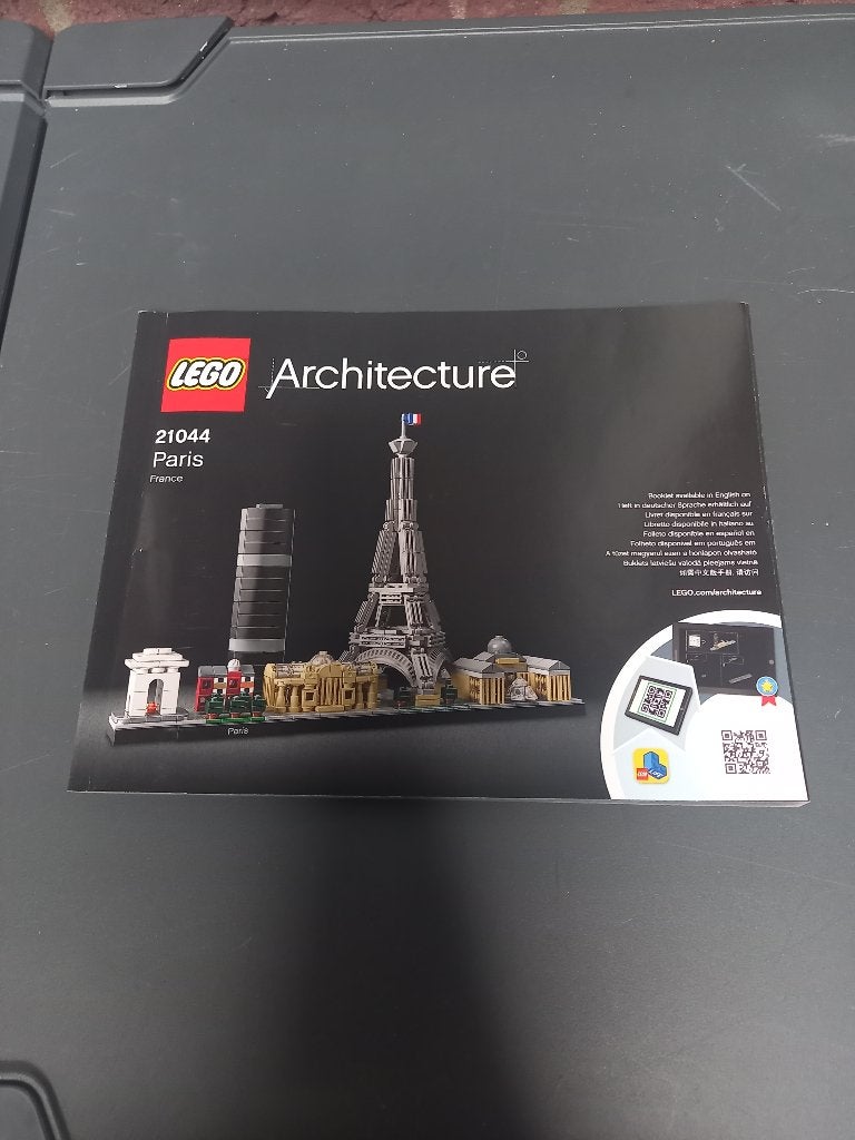 lego 21044 paris instructieboek serie architecture, Lego, Accessoire, Architecture, Ophalen of Verzenden