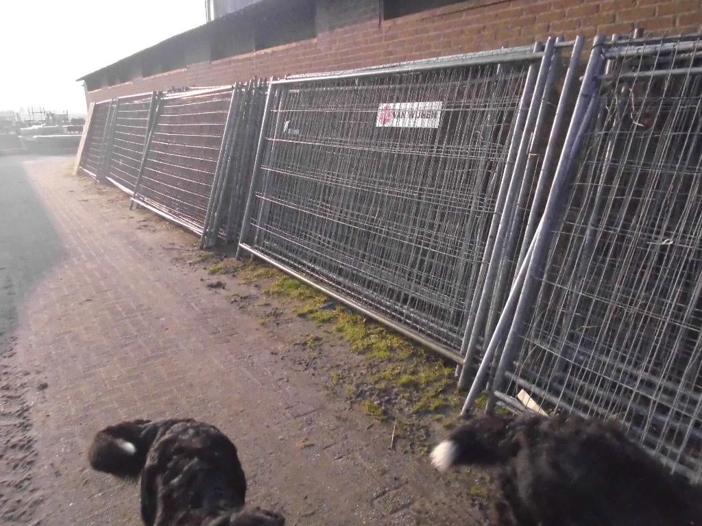 bouwhekken verschillende soorten en maten ook losse matten, Ophalen, Gebruikt, IJzer