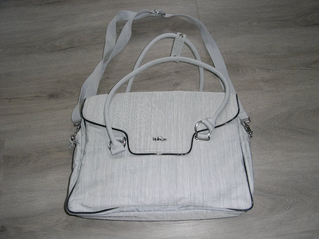 KIPLING grijze handtas/schoudertas/laptop tas, NIEUW!, Ophalen of Verzenden, Nieuw, Grijs, Overige typen