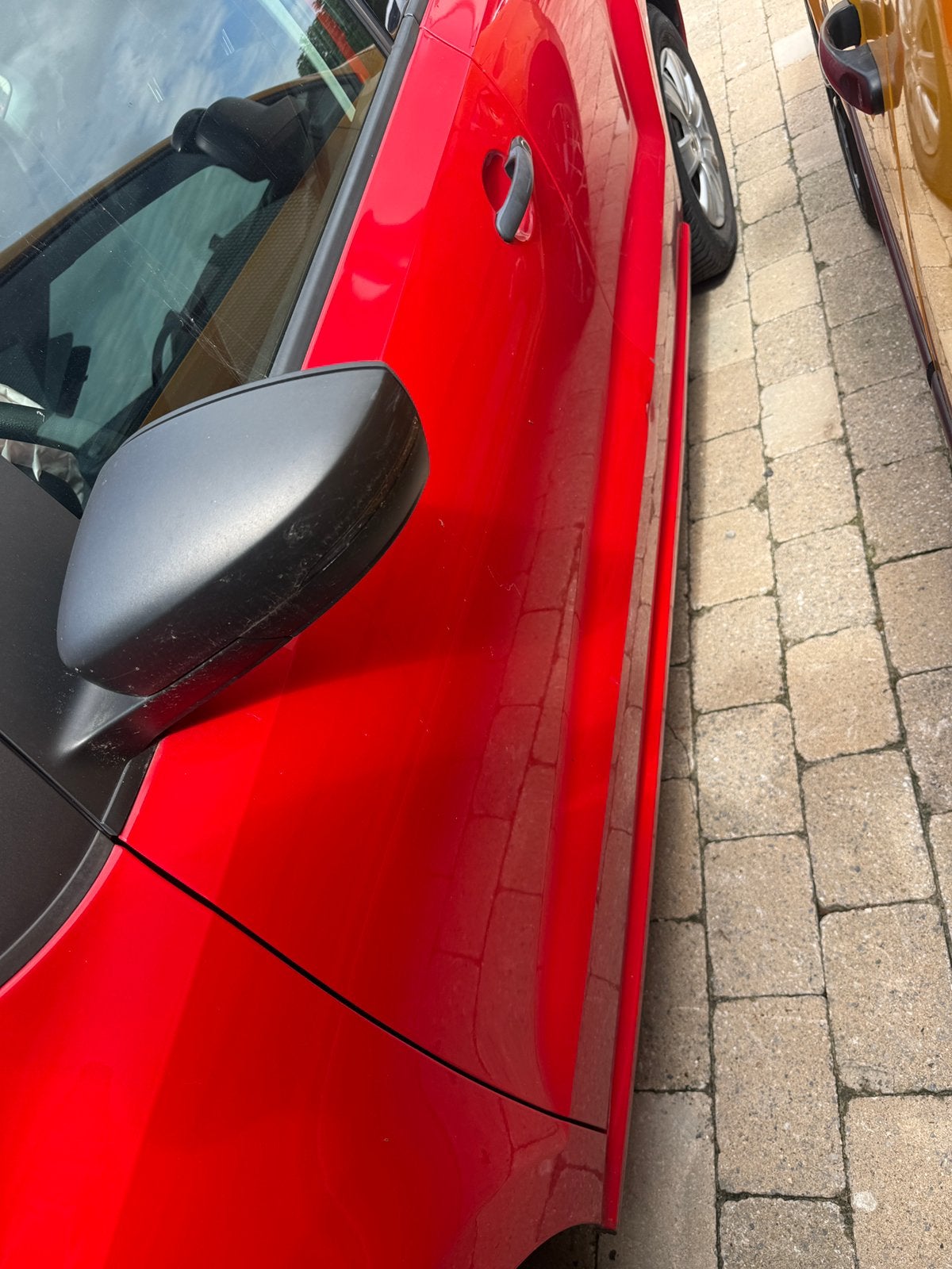 Vw polo 6r portieren  rood lv+rv+ra+la kleiucode is LP3G, Auto-onderdelen, Ophalen of Verzenden, Achter, Deur
