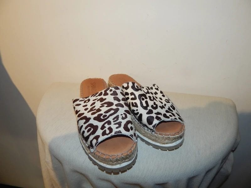 Shabbies Fred de la Bretoniere sandalen slippers animal36/37, Slippers, Overige kleuren, Shabbies Amsterdam, Verzenden