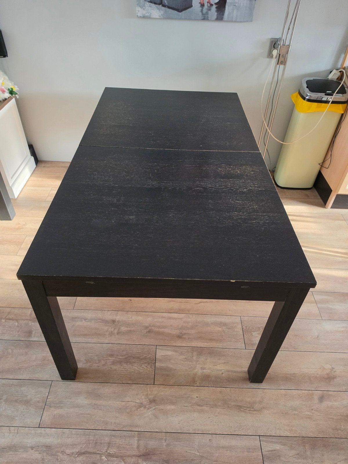 uitschuifbare tafel ikea bjursta, Ophalen, Gebruikt, 200 cm of meer, 50 tot 100 cm