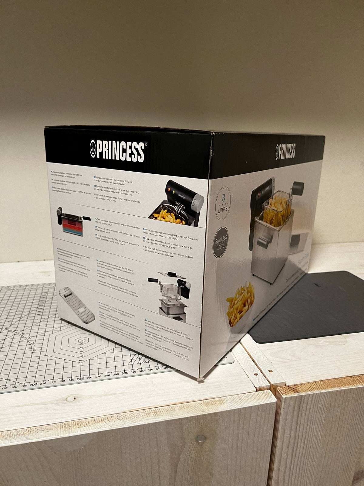 Princess Friteuse - 3 liter RVS Frituurpan (nieuw in doos), 2 tot 3 liter, Ophalen, Nieuw, Uitneembare binnenpan