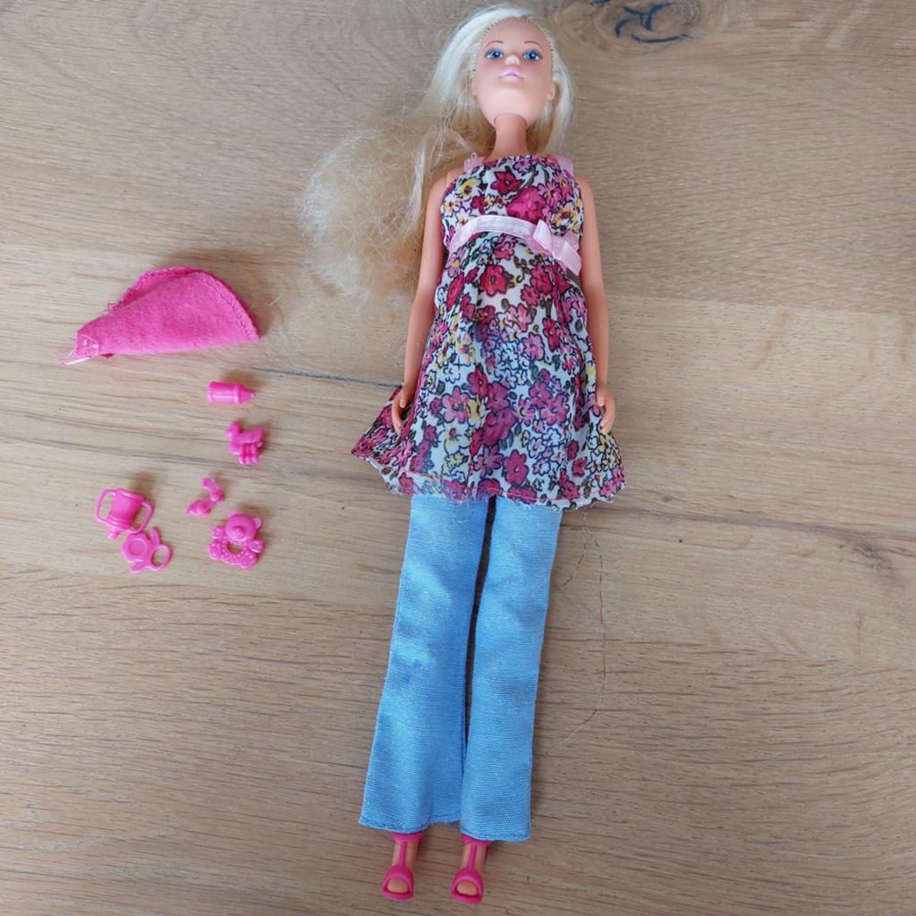 Steffie zwanger pop, Ophalen of Verzenden, Zo goed als nieuw, Barbie