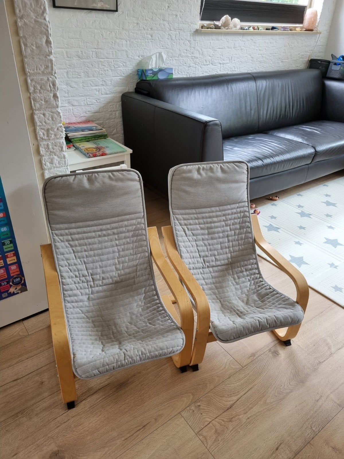ikea - 2 kinderstoelen, Ophalen, Hout, Gebruikt, Twee