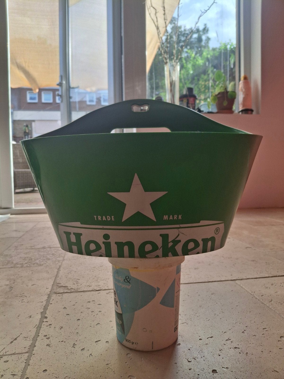 Heineken ijsemmer met opener, Verzamelen, Ophalen, Zo goed als nieuw