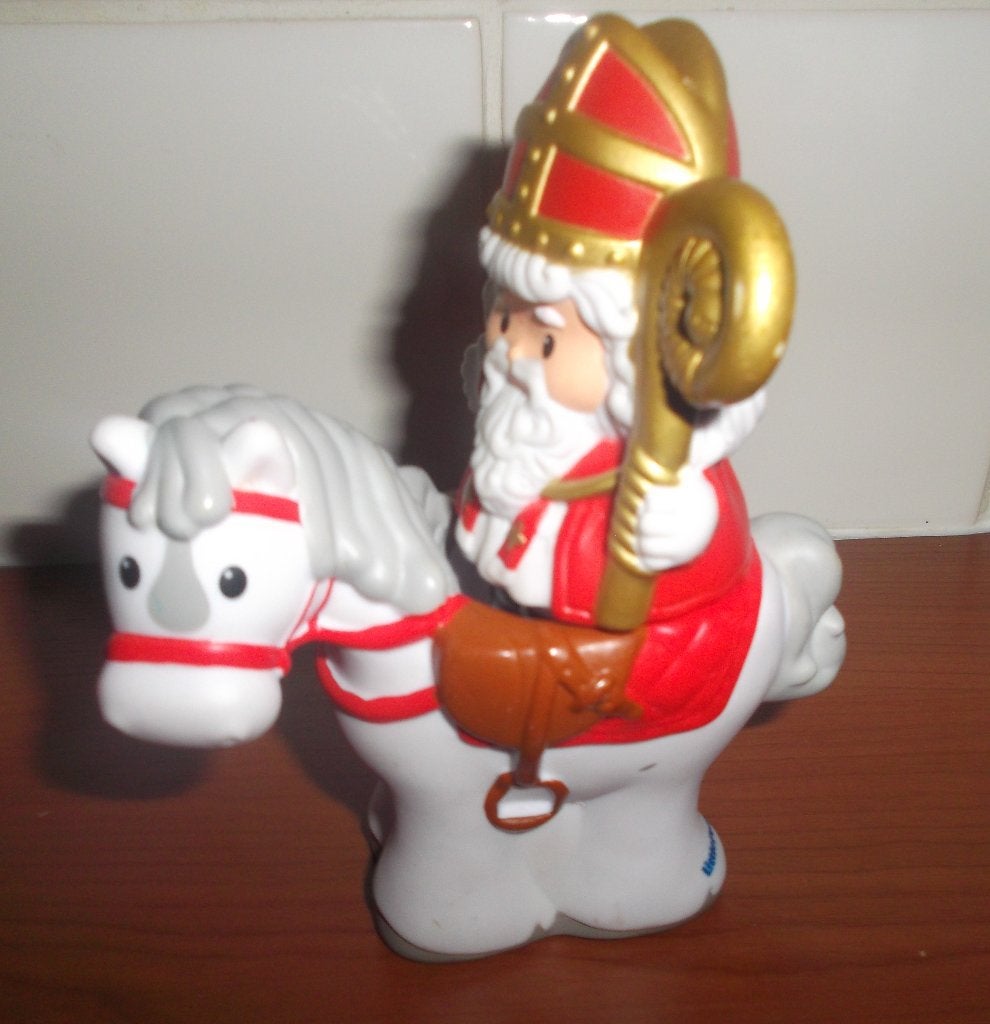 Fisher-Price Little People Sinterklaas met paard, Diversen, Ophalen, Zo goed als nieuw