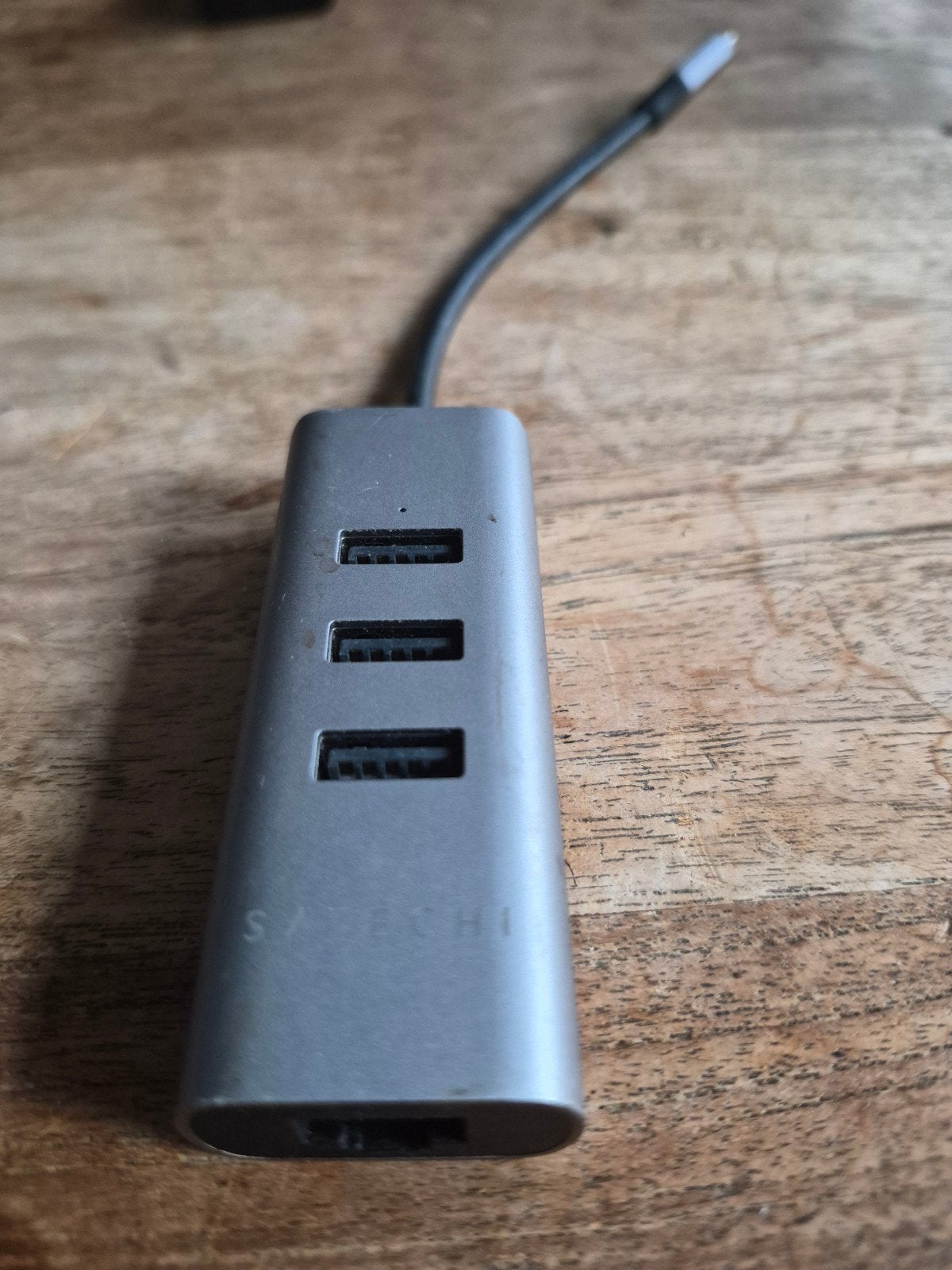 Satechi USB-C Hub met 3x USB en Ethernet, Ophalen of Verzenden, Gebruikt