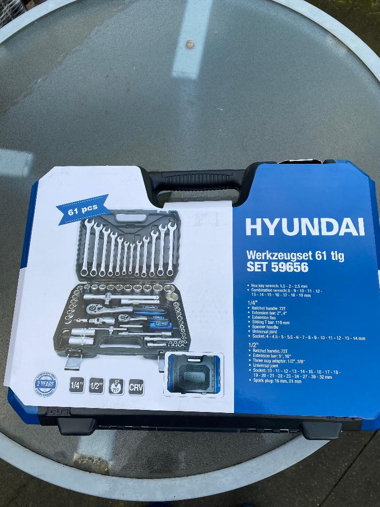 Hyundai 61-delige gereedschapsset, Ophalen, Nieuw