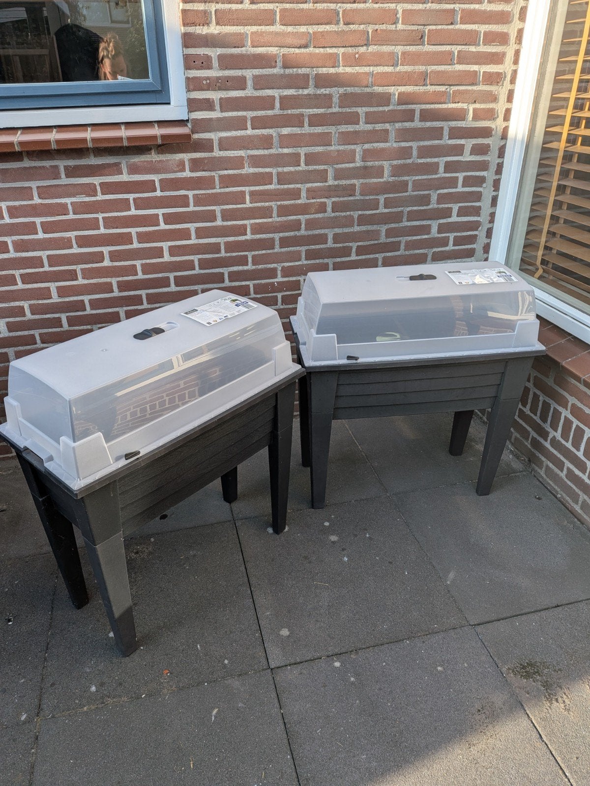 Kweektafel met deksel (2 stuks), Tuin en Terras, Kweekspullen, Ophalen, Gebruikt, Kweekbak