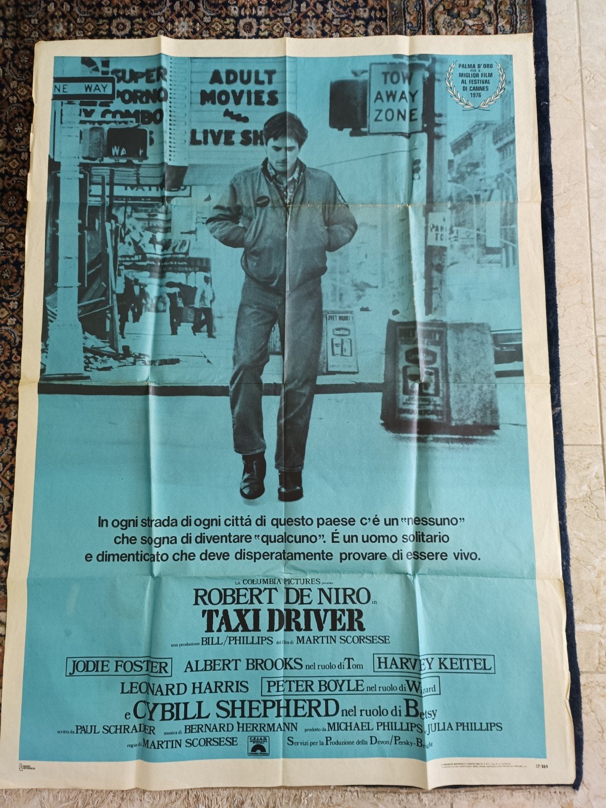Bioscoop poster, Taxidriver, Verzamelen, Posters, Ophalen, Gebruikt, A1 t/m A3, Film en Tv