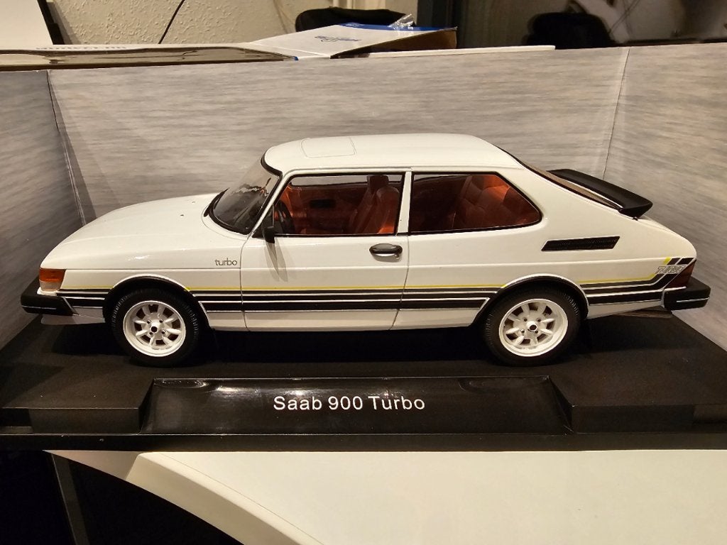 Saab 900 Turbo 1/18, Ophalen of Verzenden, Nieuw, Auto, Overige merken