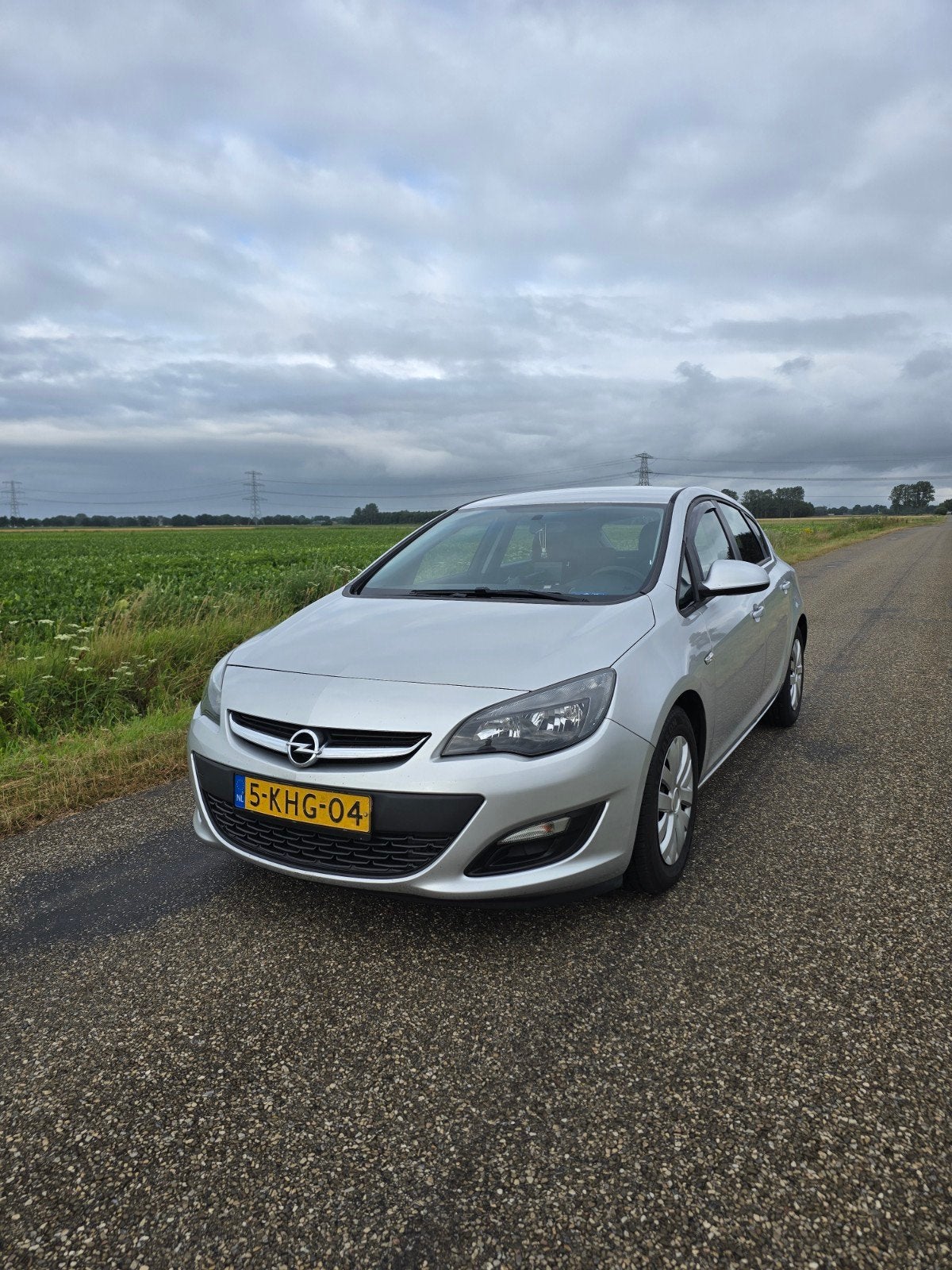 Opel Astra 1.7 Cdti Ecotec 81KW 5-D 2013 Grijs, Auto's, Voorwielaandrijving, Zwart, 4 cilinders, 1686 cc