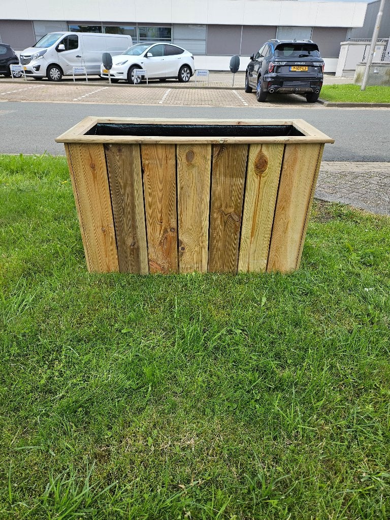 Houten bloembakken in diverse afmetingen, Tuin en Terras, Ophalen, Nieuw, Balkon, 60 cm of meer