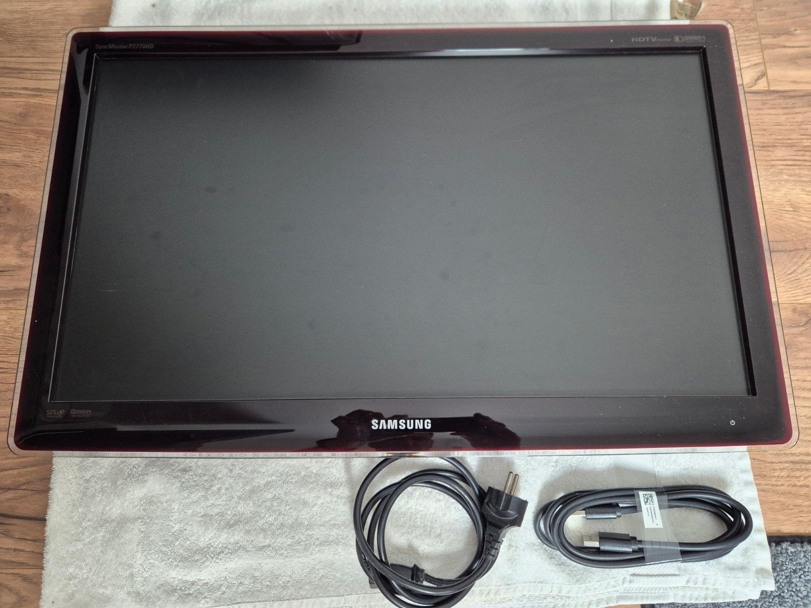 Samsung P2770HD LCD TV Monitor - 27 inch Full HD, Ophalen, Gebruikt, 50 Hz, LCD