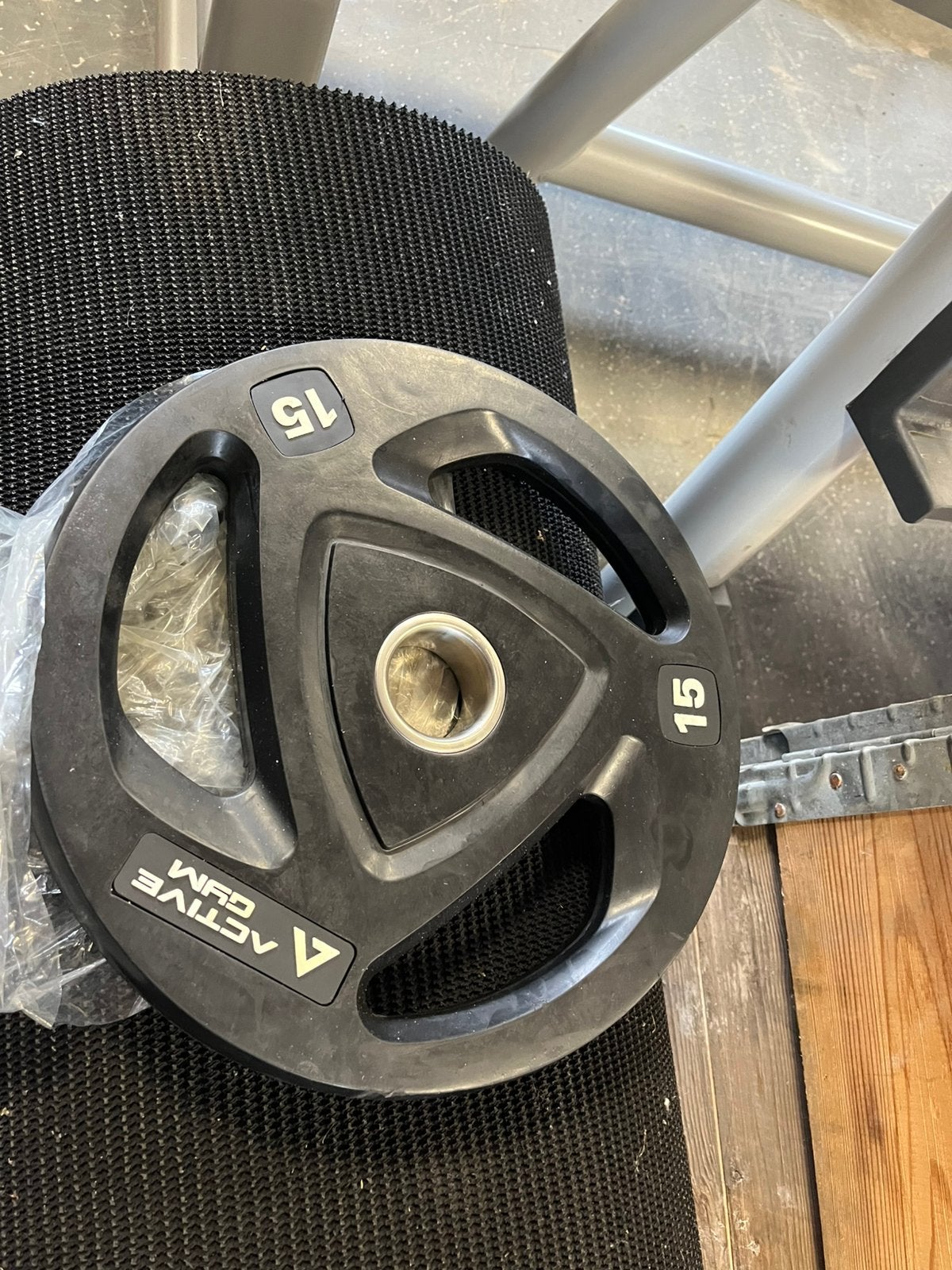 2 x 15 kg nieuwe Olympische halter schijven 50 mm, Ophalen, Halterschijven, Nieuw, 2 x 15 kg