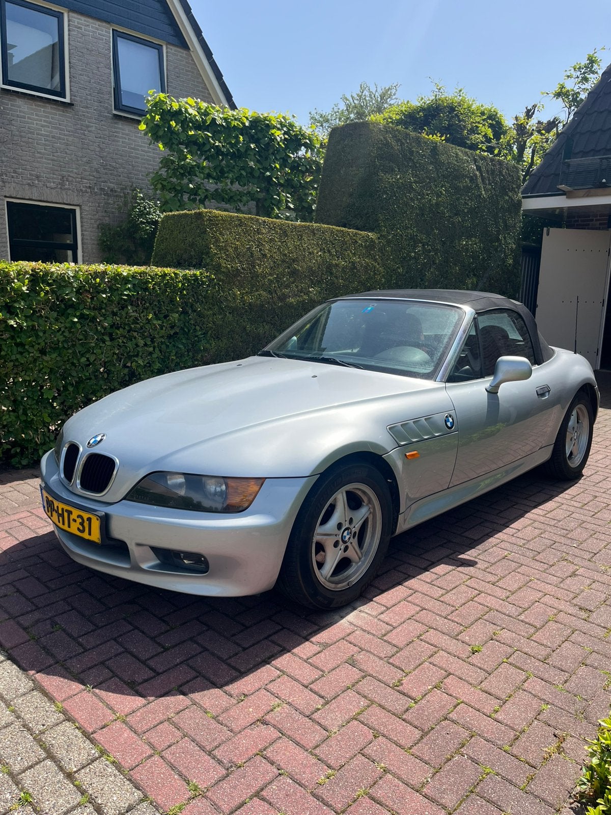 BMW Z3 1.8 Roadster 1996 Grijs softtop cabrio, foto 2