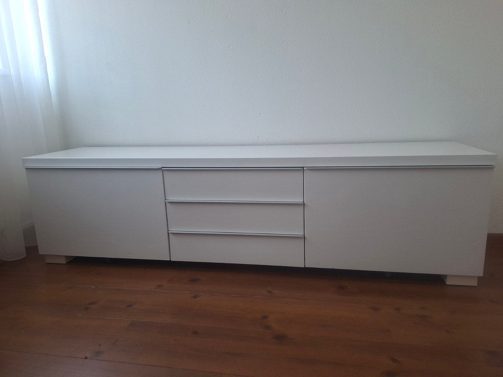 witte tv kast/ dressoir, Ophalen, 25 tot 50 cm, 150 tot 200 cm