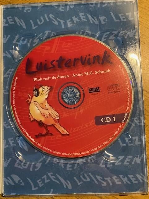 Luistervink Annie M.G. Schmidt, Verzenden, Annie M.G. Schmidt, Cd