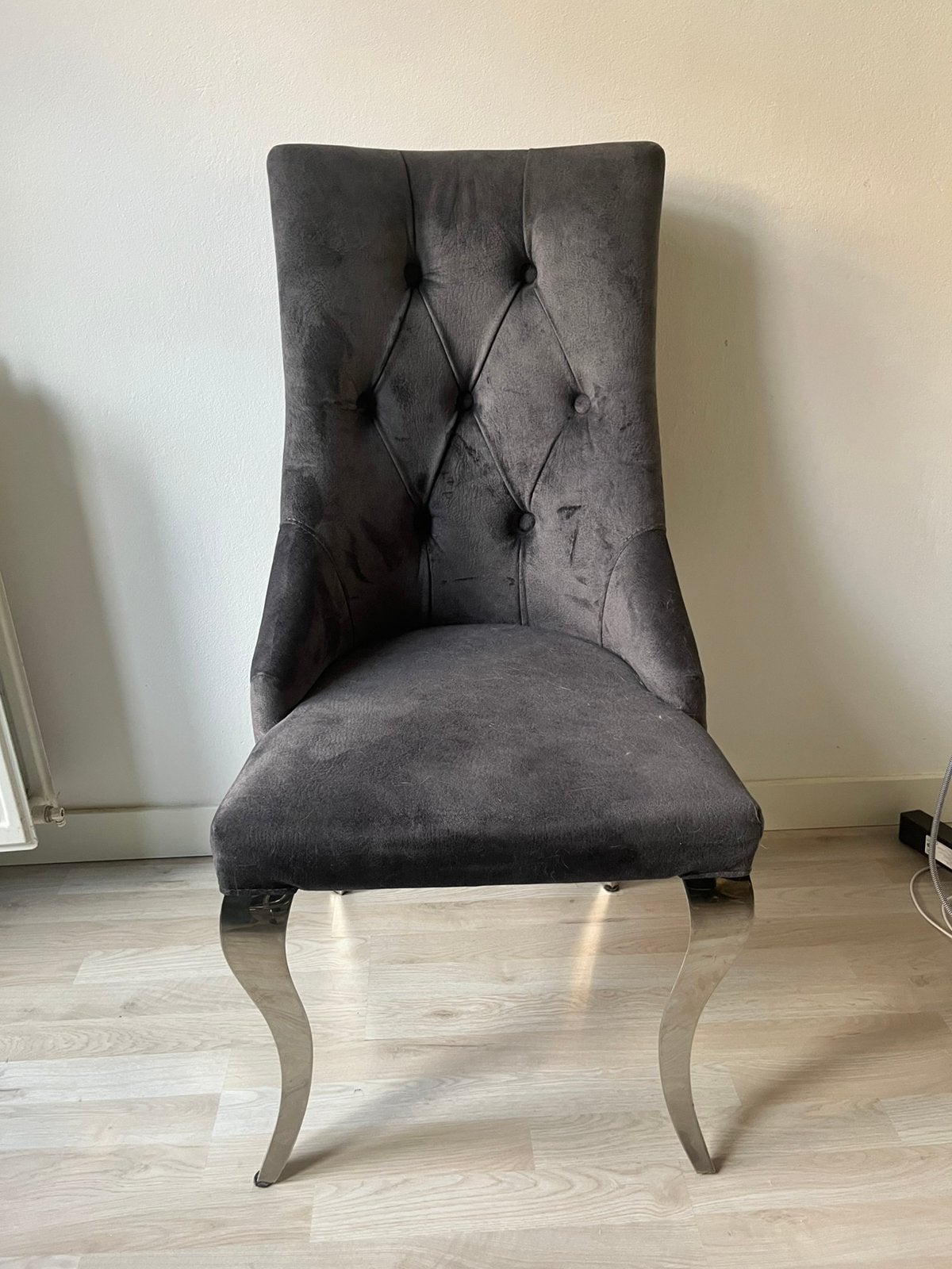 4 big dining chairs, Ophalen, Zo goed als nieuw, 75 tot 100 cm