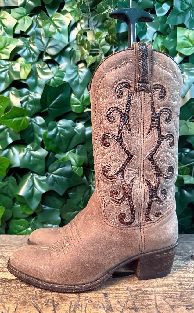 mooie laarzen met python leer van  Sendra maat 37