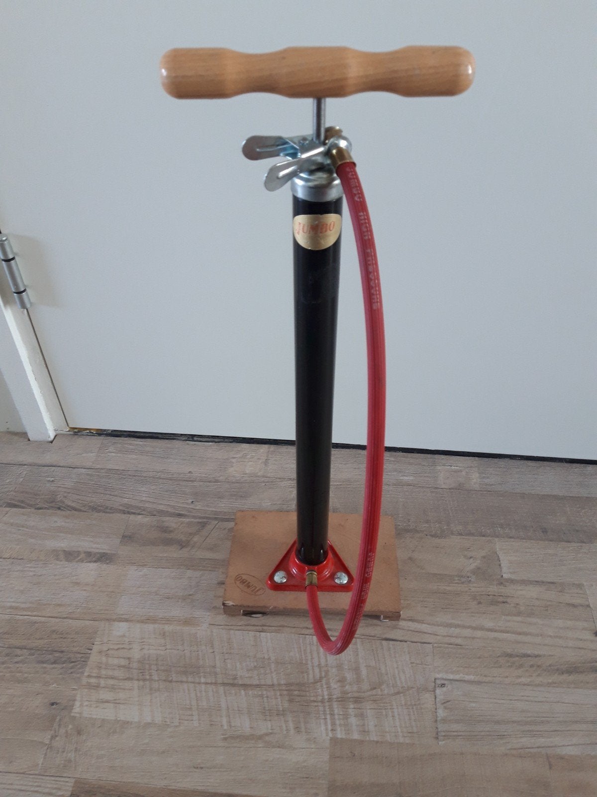 Jumbo fietspomp, Fietsen en Brommers, Fietsaccessoires | Fietspompen, Ophalen, Zo goed als nieuw