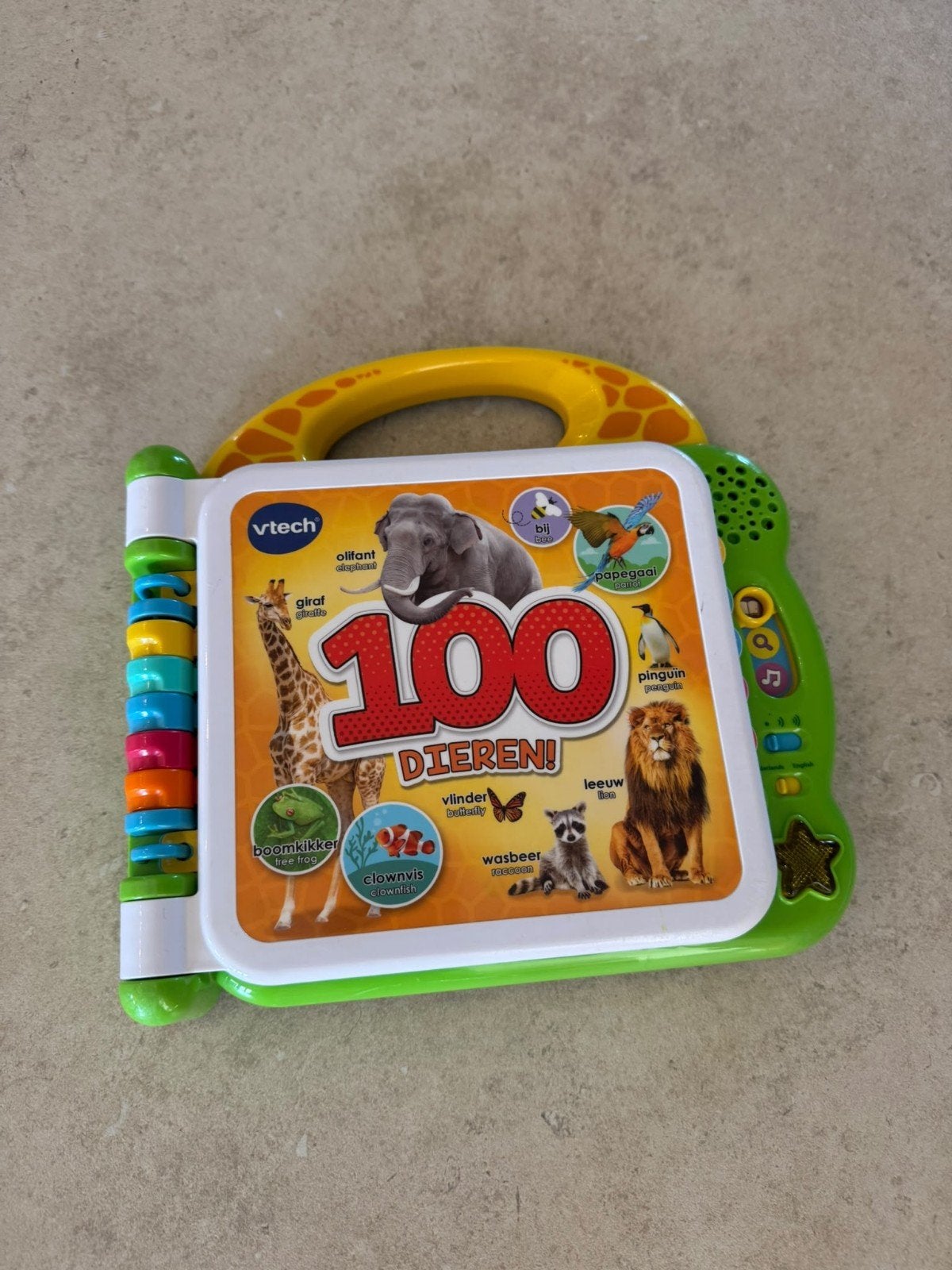 VTech 100 Dieren! Interactief Boek met Geluiden, Ophalen of Verzenden, Gebruikt, 6 maanden tot 2 jaar